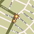 אזור הפיגוע 