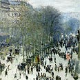 "Boulevard des capucines", קלוד מונה, 1873 "Boulevard des capucines", קלוד מונה, 1873