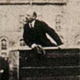 בנאומו ההיסטורי בכיכר האדומה (1917)