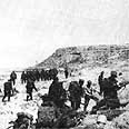 חיילים בריטים עולים על חופי גליפולי