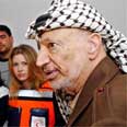 ייפגש עם בכירי הרשות. היו"ר ערפאת צילום : איי פי