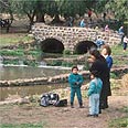 טחנות קמח ישנות לאורך הפלג. אמות המים צילום: עידית הרצוג, החברה להגנת הטבע