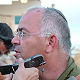 תופת בסיני יאיר נווה אלוף פיקוד העורף מסיבת עיתונאים מסוף טאבה (צילום: עופר מאיר)