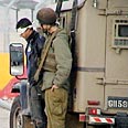נער פלסטיני בן 15 נתפס ב מחסום חווארה עם חגורת נפץ (צילום: מוקד שומרון)