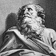 תחריט של האומן Guido Reni בדמותו של יצחק (1600)