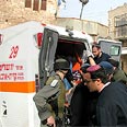 מקום הפיגוע, הבוקר צילום: דוד וילדר