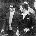 ידלין בצאתו מבית המשפט, 1977