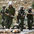 החיילים הגיעו לפזר את ההפגנה (ארכיון) צילום: איי פי