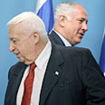 זה שהולך. וזה שבא? ביבי ושרון צילום: איי אף פי