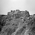שרידים מבצר בופור לאחר מבצע ליטני 1978 (צילום: משה מילנר, לע"מ)