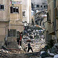מחנה הפליטים ג'נין, 2002: חומת מגן צילום: איי פי