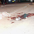 המקום שבו נפגעו האחים צילום: זאב טרכטמן, שדרות