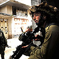 חייל גבעתי בעזה צילום: דובר צה"ל