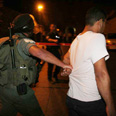 זירת הפיגוע הלילה צילום: גיל יוחנן