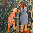 ציור "נערות ליד הברז"- 1929