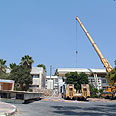 מיגון בית ספר קסאמים קסאם שדרות (צילום: זאב טרכטמן)