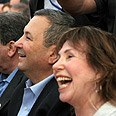 מימין נילי פריאל בת זוג של אהוד ברק אהוד ברק (צילום: יריב כץ)