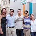 צוות נובה, שחר כהן - שני משמאל צילום: גיא אברוצקי
