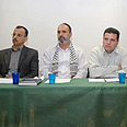 נציגי התנועות בכנס בסכנין צילום: גיל אליהו