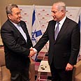 פגישת נתניהו וברק, אמש צילום: דודו אזולאי