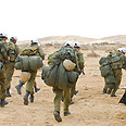 חייל חיילים גבעתי בגיבוש באיזור ניצנה