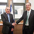 יובל שטייניץ וירום אריאב. משרד האוצר במירוץ נגד השעון צילום: גיל יוחנן