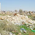 לא מגיעה למטמנות. פסולת בניין צילום: הרצל יוסף