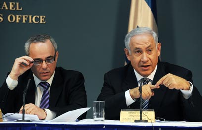 נתניהו ושטייניץ. מצג שווא? (צילום: משה מילנר,לע"מ)