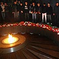 ארמניה זוכרת. אנדרטה לנספים צילום: AFP