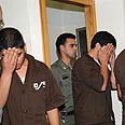 החשודים בבית המשפט צילום:ג'ורג' גינסברג
