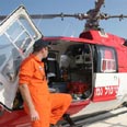 אמבולנס מעופף מסוק חילוץ מד"א (צילום: ג'ורג' גינסברג)