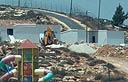 עבודות בנייה בכוכב יעקב לצד פינת המשחקים