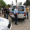 זירת התאונה. "הילד נשאר מוטל" צילום: אבי מועלם