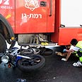 כבאית תאונה תאונת דרכים רמת גן אופנוע