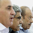 מועדי (משמאל) וג'רייסי בישיבה צילום: חגי אהרון