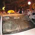 המונית שהותקפה באדיבות אתר "חרדים"