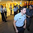 ליד מכון הלב שבו אושפז פרס צילום: ירון ברנר