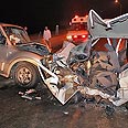 תאונה תאונת דרכים ביר אל מכסור  (צילום: שי וקנין)
