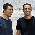 גבי קצרה אלי טביב הפועל תל אביב (צילום: ראובן שוורץ)