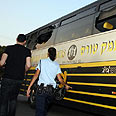 אוטובוס התלמידים צילום: עופר עמרם