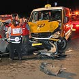 תאונה תאונת דרכים עכו מכונית רכב (צילום: שי וקנין)