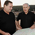 בנימין נתניהו ישראל כ"ץ צומת המוביל גליל (צילום: עמוס בן-גרשום, לע"מ)