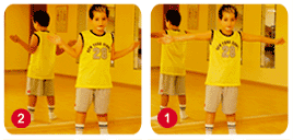 התעמלות ילדים תרגילים מתיחות