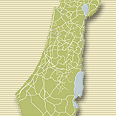 העיר אשדוד במפת ישראל