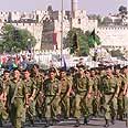 חיילים בצעדת ירושלים.