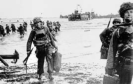 חיילים אמריקנים בחופי צרפת  נורמנדי