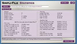 Simpli File Statistics