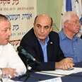 לפידות(מימין), מופז וסיטרמן צילום: ששון תירם