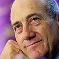 אולמרט. בלע צפרדע צילום: פלאש 90