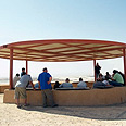 גם יעד תיירות. עין יהב צילום: עמרי גלפרין